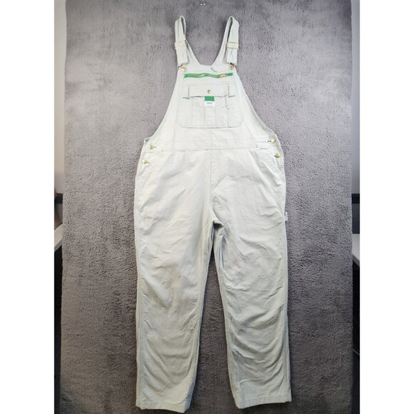 liberty Other - Liberty Overalls Adult 2XL Green Canvas Bibs Un-Lined Workwear Outdoor Barn Farm